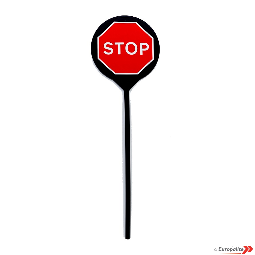 Stop & Go Double Sided Reflective Lollipop Sign (SG001_Refl_ALU) –