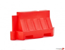 Plastic Road Traffic Barrier - 1000mm Continental Separator - Red