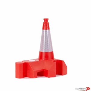 Kerbcone Traffic Cone System - Red Corner Kerb Section