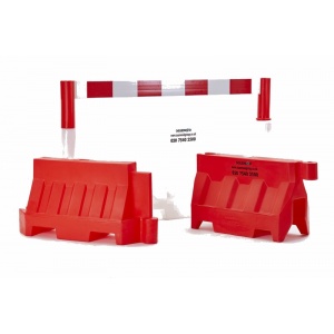 Temporary road barriers and traffic separators for sale direct from factory