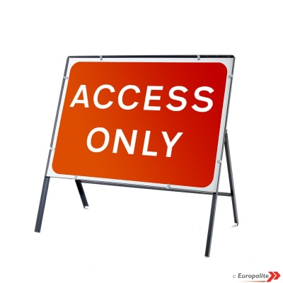 Access Only - Metal Sign Face With Frame & Clips