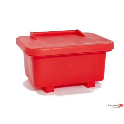 Lidded Mortar Tub / Storage Box 250ltr Heavy Duty Recycled Plastic